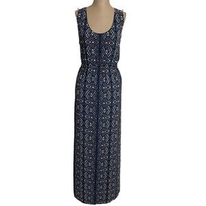 Madewell geometric maxi dress